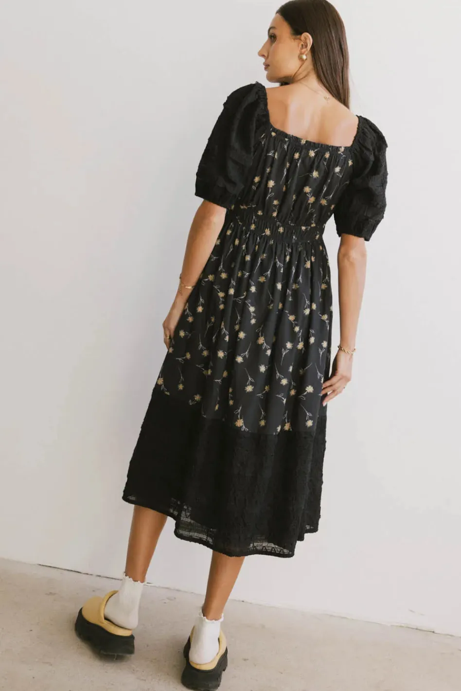 Bohme Rebekah Floral Midi Dress