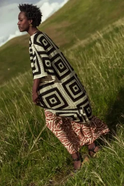 Bohme Regio Geometric Kimono in