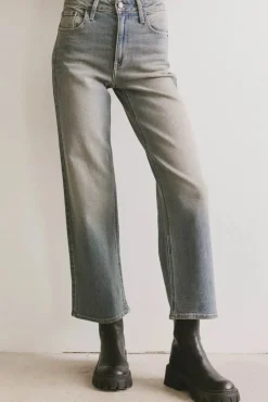 Bohme Reva Straight Leg Jeans in Medium Wash