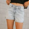 Bohme Reya Crossover Denim Shorts - FINAL SALE