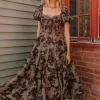 Bohme Robbie Floral Midi Dress
