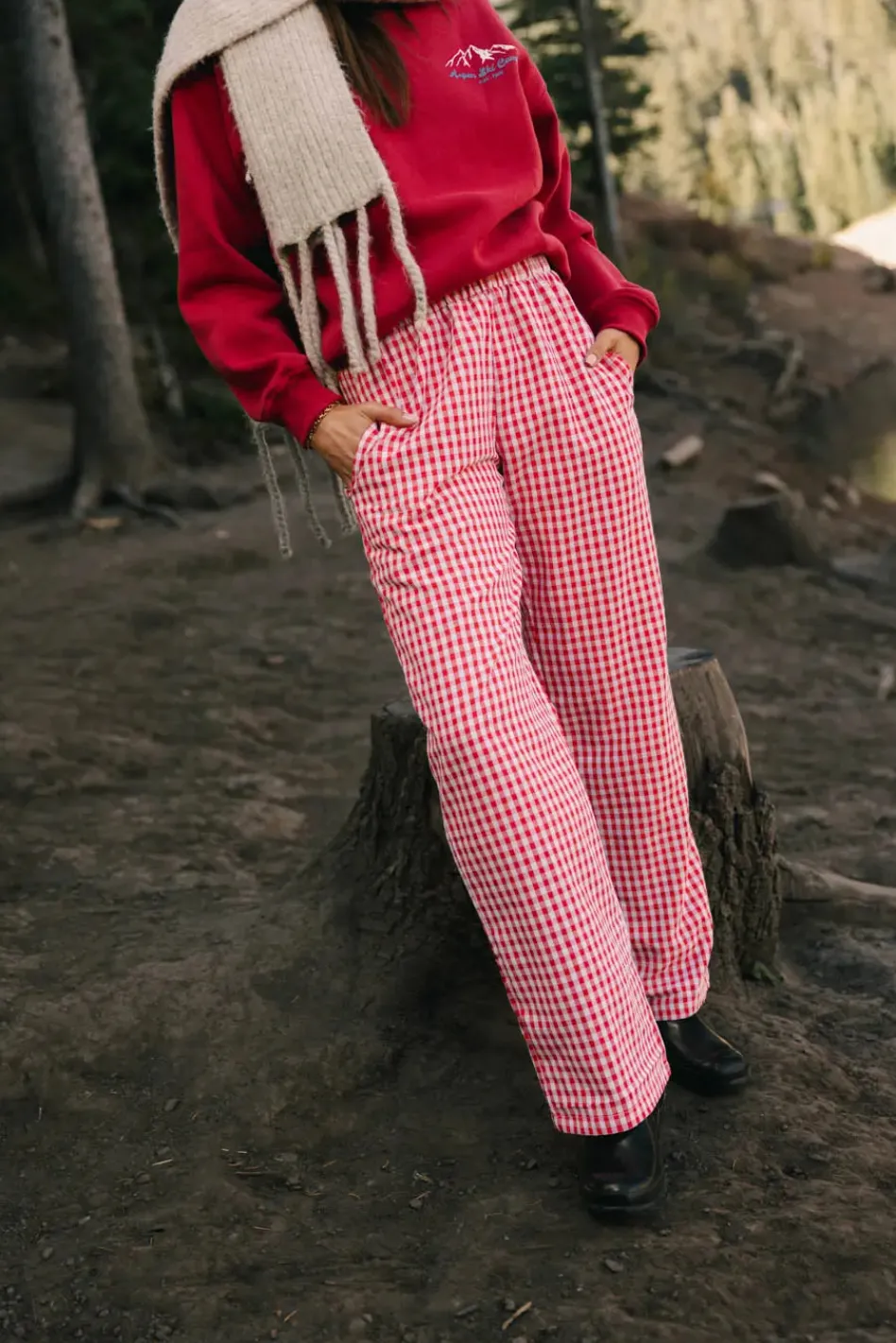 Bohme Romero Gingham Pants in
