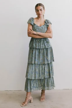 Bohme Rosera Floral Tiered Dress