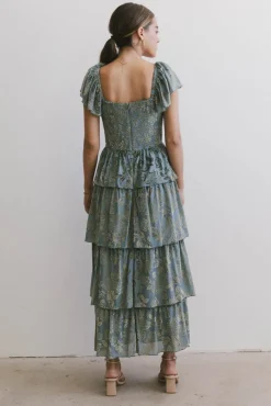 Bohme Rosera Floral Tiered Dress