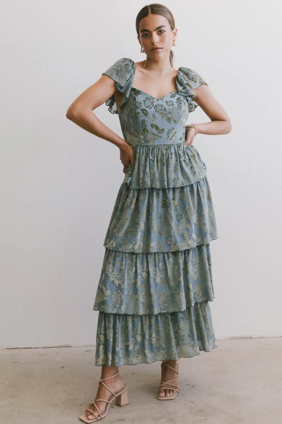 Bohme Rosera Floral Tiered Dress
