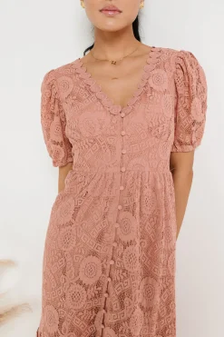 Bohme Rowan Lace Dress in - FINAL SALE