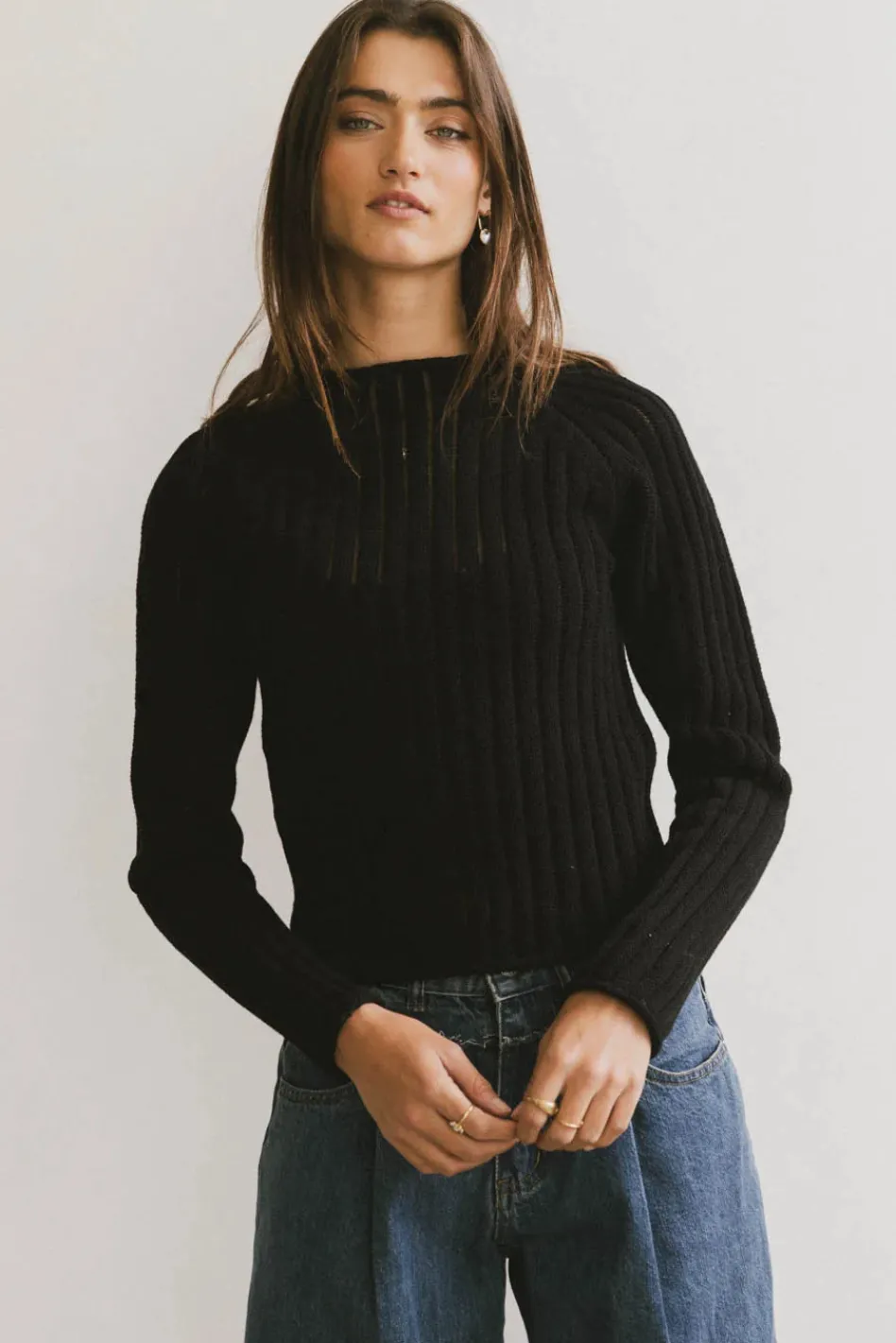 Bohme Ruby Striped Sheer Sweater in