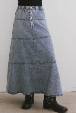 Bohme Rue Denim Skirt