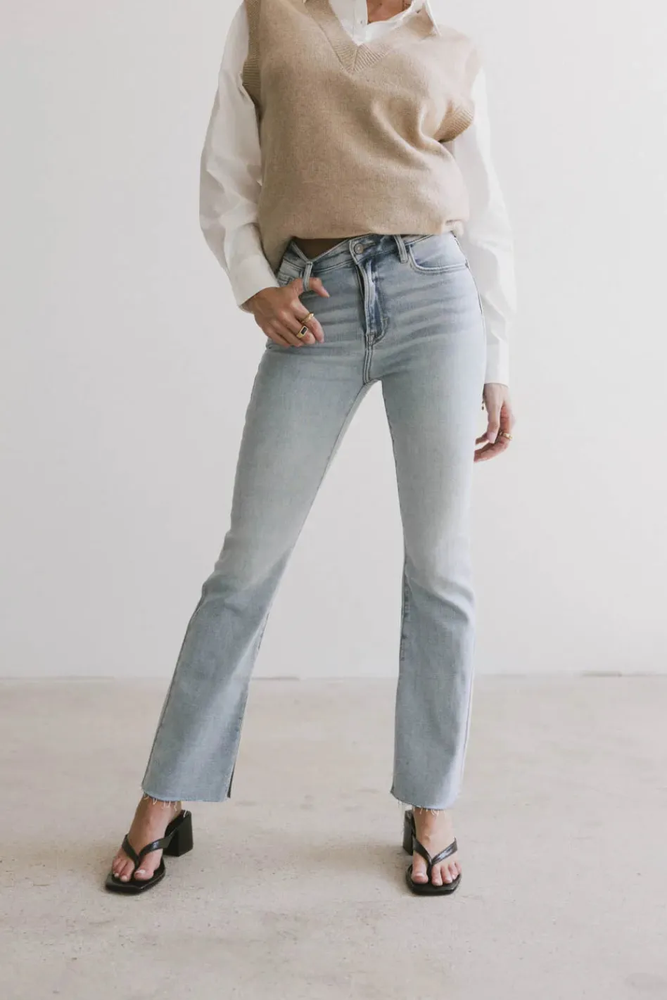 Bohme Ryan Bootcut Jeans in Light Wash