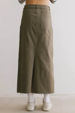 Bohme Rylie Denim Maxi Skirt in