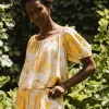 Bohme Saffron Floral Crop Top