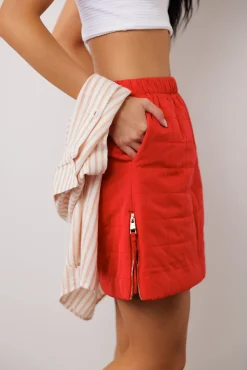 Bohme Sarah Quilted Mini Skirt in
