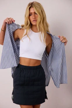 Bohme Sarah Quilted Mini Skirt in