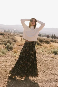 Bohme Selah Floral Maxi Skirt