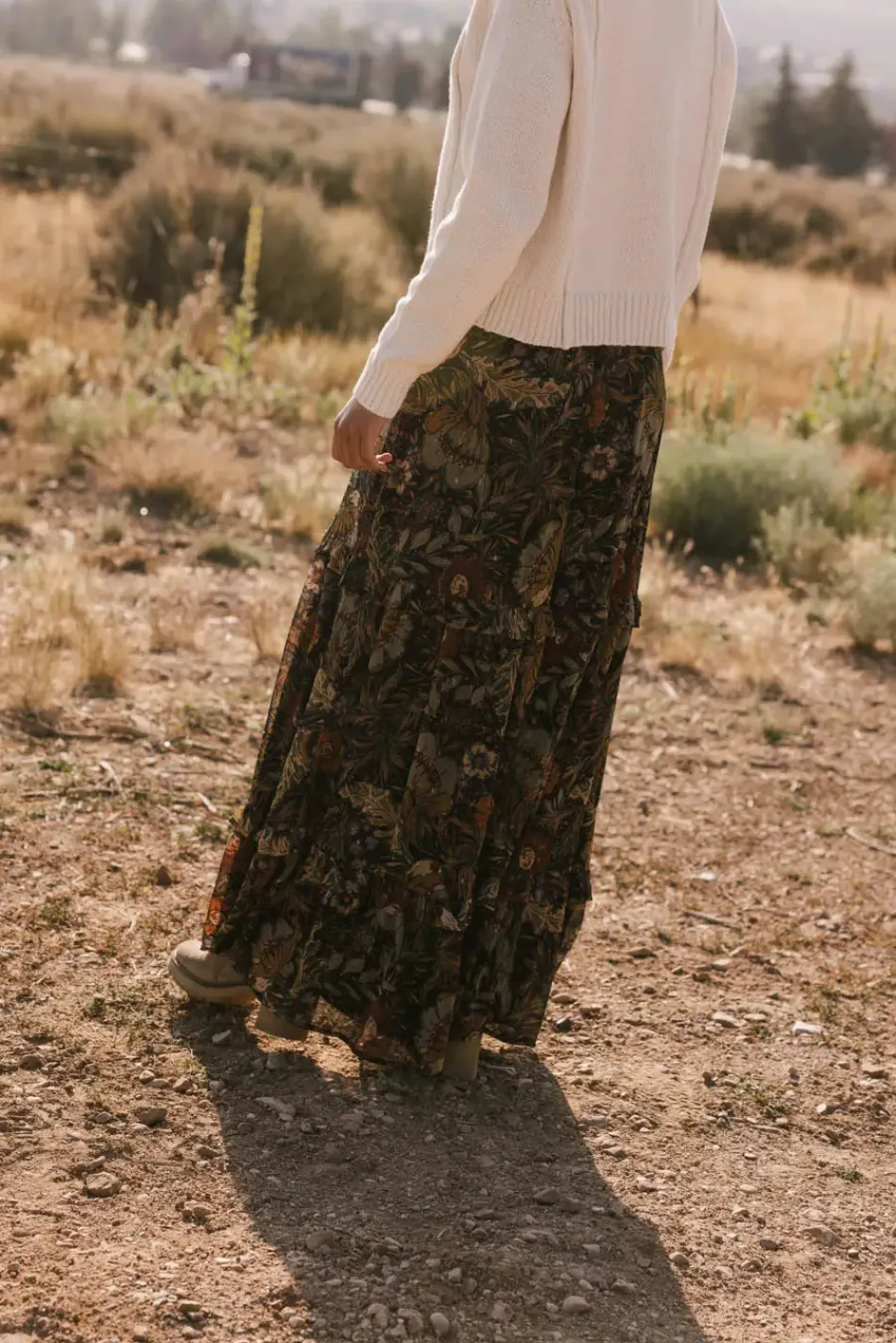 Bohme Selah Floral Maxi Skirt