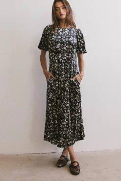 Bohme Serena Velvet Midi Dress