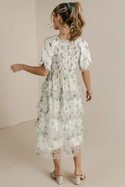 Bohme She Gets The Flowers Midi Dress - FINAL SALE