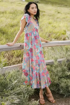 Bohme Skipper Tropical Midi Dress - FINAL SALE