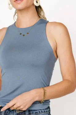 Bohme Sleek Jersey Solid Tank in - FINAL SALE
