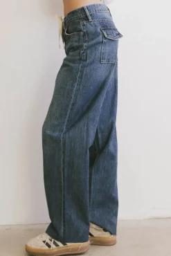 Bohme Sloan Baggy Denim in Dark Wash