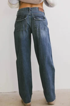 Bohme Sloan Baggy Denim in Dark Wash