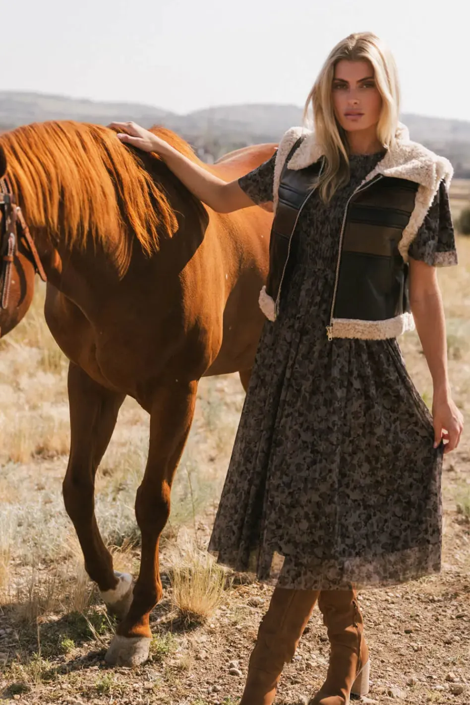 Bohme Sofia Midi Dress in