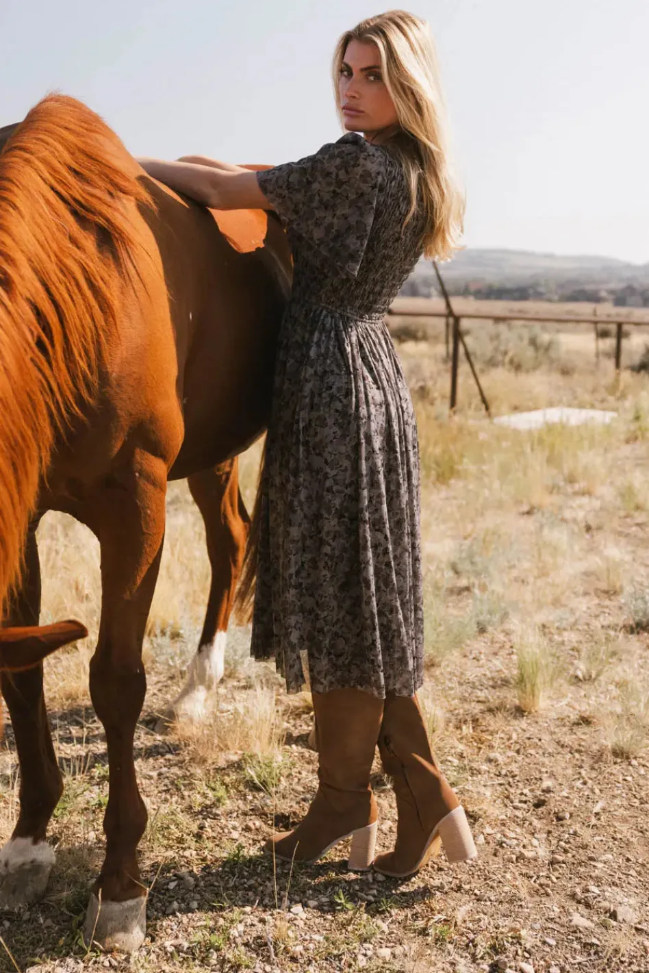 Bohme Sofia Midi Dress in