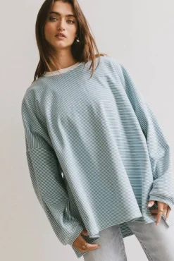 Bohme Tadlee Oversized Striped Top