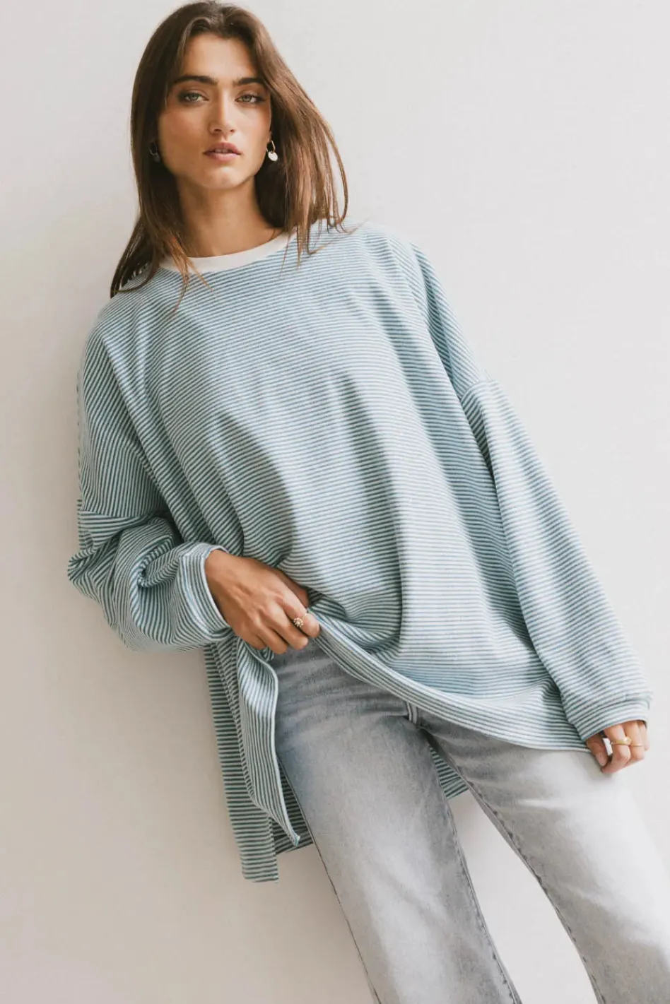 Bohme Tadlee Oversized Striped Top