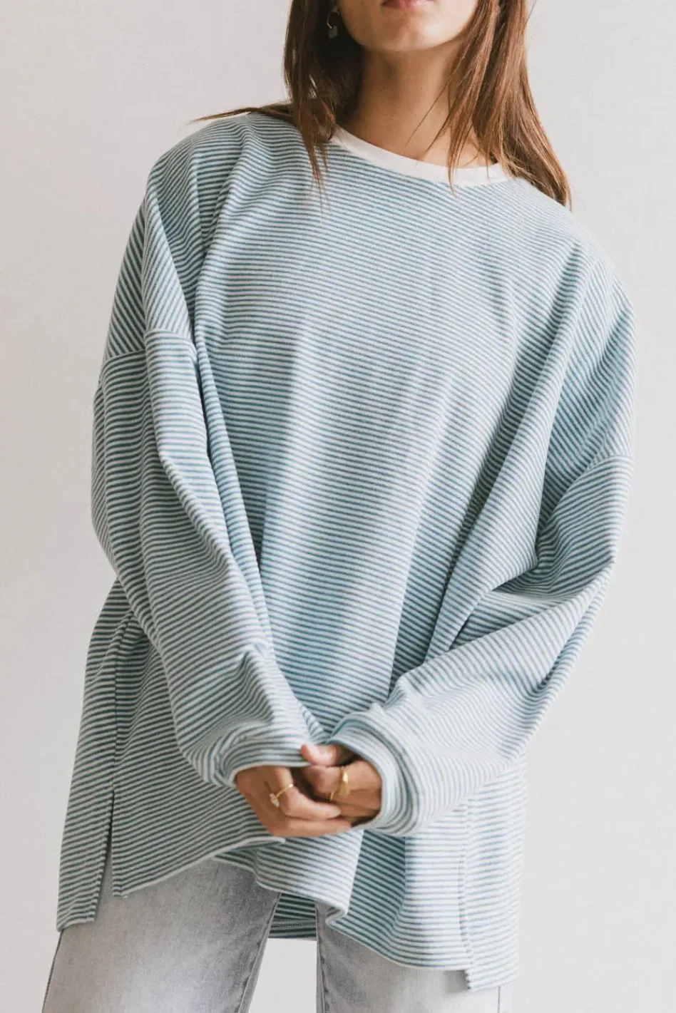 Bohme Tadlee Oversized Striped Top