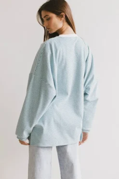 Bohme Tadlee Oversized Striped Top