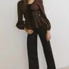 Bohme Tally Coated Wide Leg Jean