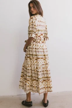 Bohme Tamara Abstract Midi Dress