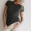 Bohme Tara Ribbed Basic Tee in