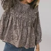 Bohme Taya Ditsy Floral Blouse in