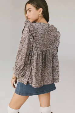 Bohme Taya Ditsy Floral Blouse in