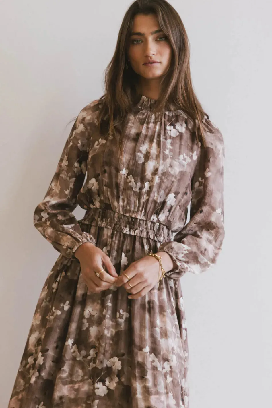 Bohme Terracotta Bloom Dress