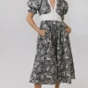 Bohme The Flora and Fauna Midi Dress
