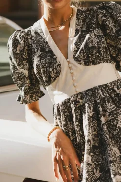 Bohme The Flora and Fauna Midi Dress