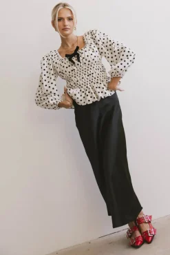 Bohme The Velveteen Bow Blouse
