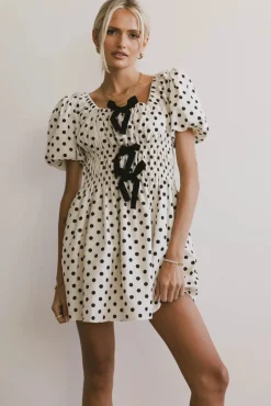 Bohme The Velveteen Bow Mini Dress