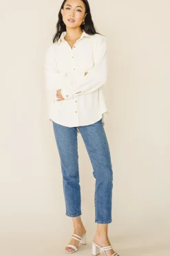 Bohme Tillie Straight Leg Jeans in Medium Wash - FINAL SALE