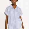 Bohme Topanga Striped Button Up in - FINAL SALE