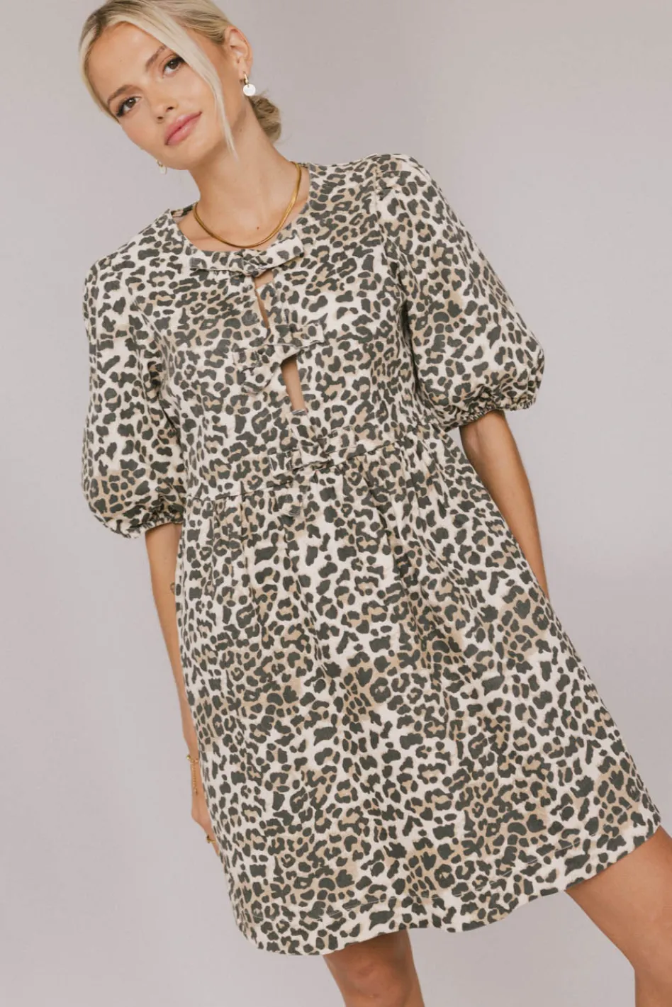 Bohme Tori Peplum Mini Dress in