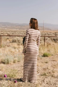 Bohme Torrey Striped Maxi Dress