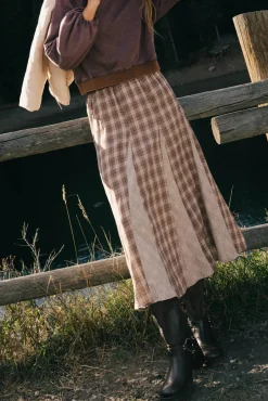 Bohme Tully Pleated Maxi Skirt