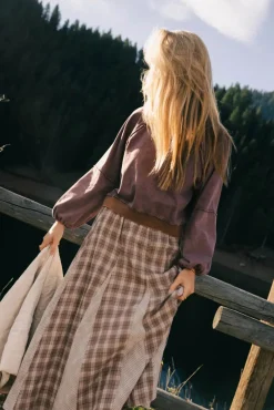 Bohme Tully Pleated Maxi Skirt