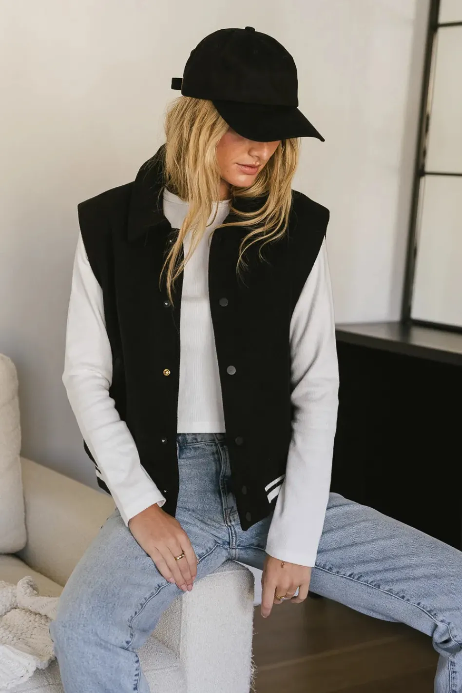 Bohme Varsity Snap Button Vest