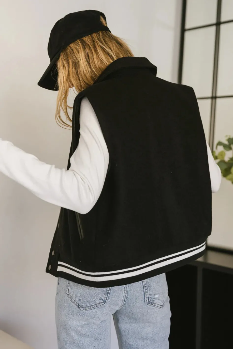 Bohme Varsity Snap Button Vest