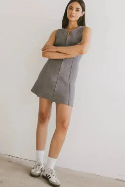 Bohme Vela Zip Up Mini Dress